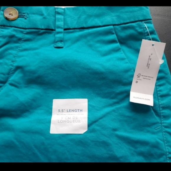 Old Navy teal shorts - Picture 3 of 4